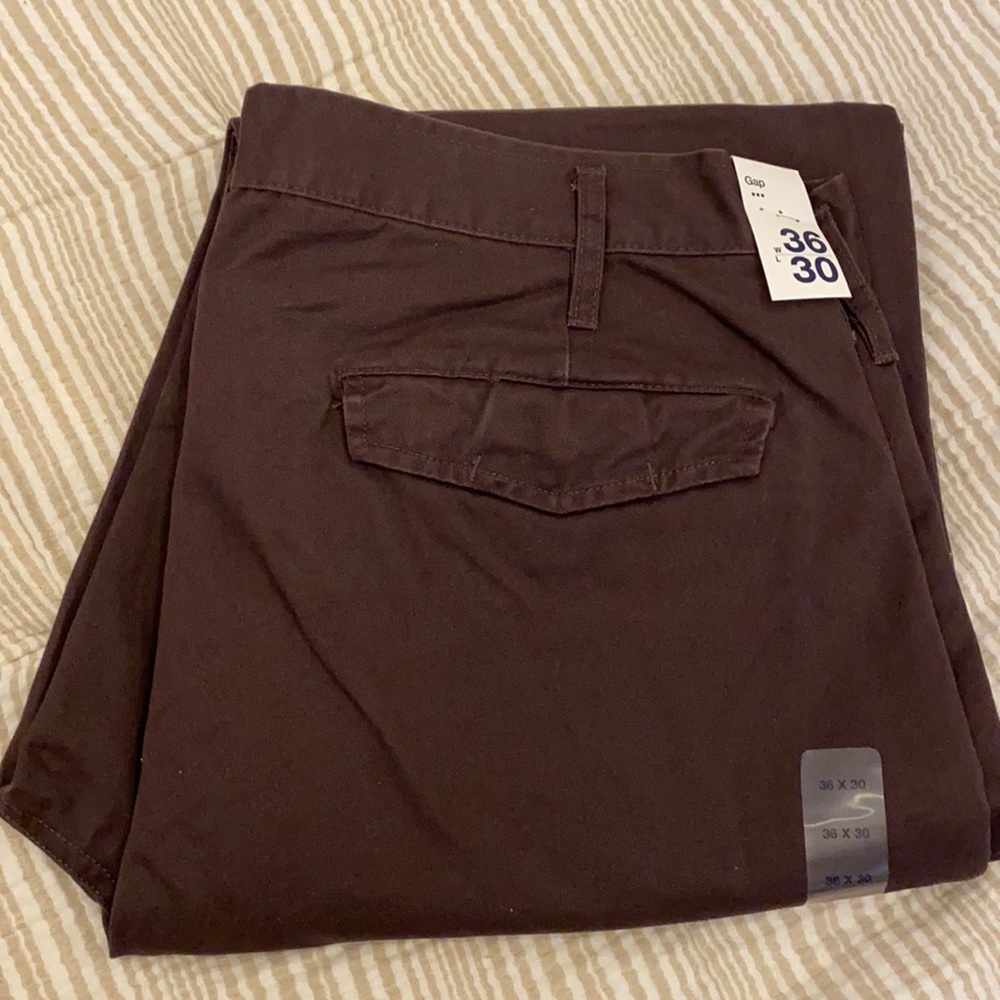 New Men’s Gap Chinos Brown Size 36/30